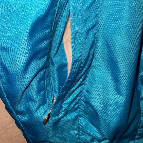 NILS Vintage Ski Jacket Ladies Fitted Coat Gorgeous Turquoise Size 12 Full Zip - Picture 4 of 16